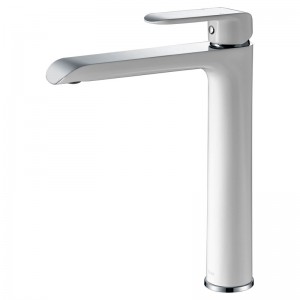 Kara White & Chrome High Basin Mixer